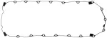 OS32400 - : Engine Oil Pan Gasket for Mahle Image