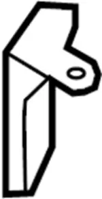 243891CA0A - Electrical: Junction Block Lower Bracket for Infiniti Image