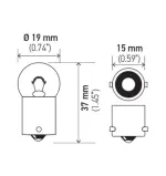 5008SB - Electrical, Lighting and Body: Hella Dome Light Bulb for Hella Image