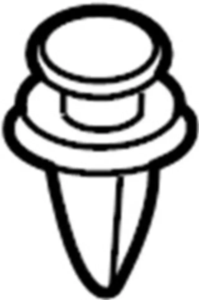 66916EG00A - Body: Door Trim Panel Clip for INFINITI: FX35, FX37, FX50, M35, M35h, M37, M45, M56, Q60, Q70, Q70L, QX70 Image