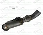 17614 - : Davico Mfg Direct Fit Catalytic Converter for DAVICO CONVERTERS Image