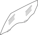 823001CA1A - Body: Door Glass for Infiniti Image