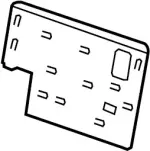 89659ZC30A - Body: Back Panel for Infiniti Image