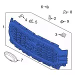 ML3Z8200LBPTM - Body: Grille for Ford: F-150 Image