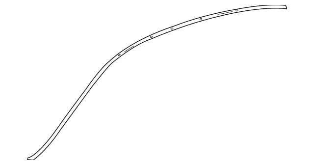 2126900582 - Trim and Lining: Water Deflector for Mercedes-Benz Image