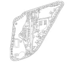 1677303101 - : Window Regulator for Mercedes-Benz Image