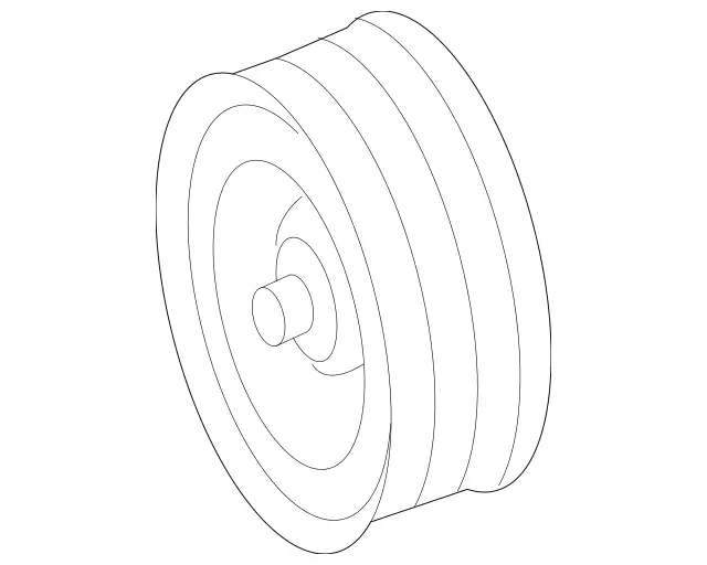 2762020119 - Major Assembly Detachable Parts: Guide Pulley for Mercedes-Benz: C400, C43 AMG, C450 AMG, CLS400, E350, E400, E43 AMG, E450, GL450, GLC43 AMG, GLE350, GLE400, GLE43 AMG, GLE450 AMG, GLK350, GLS450, ML350, ML400, S350, S450, SL400, SL450, SLC43 AMG Image image
