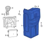 PC3Z13404C - : Tail Lamp for Ford: F-250 Super Duty, F-350 Super Duty, F-450 Super Duty Image