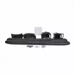4C3Z16450GAA - : Step Bars - 5 Inch Black Aluminum Reg Cab for Ford: F-250 Super Duty, F-350 Super Duty Image