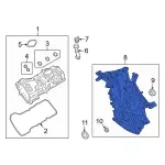 L1MZ6019C - : Timing Cover for Ford: Explorer, Police Interceptor Utility Image