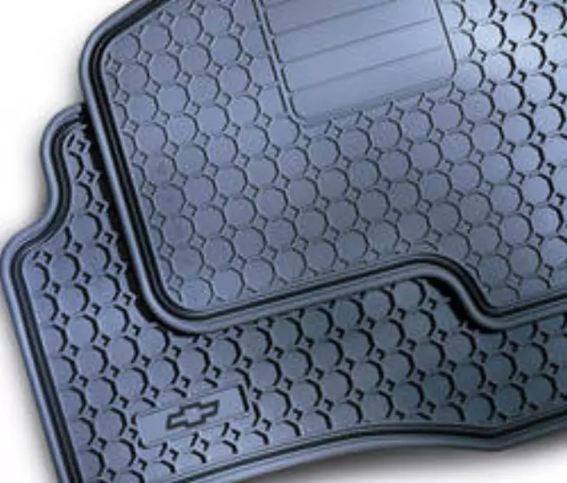 Floor Mats - Custom Vinyl - Front Set - Gray - GM (12499327)