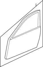 HMA0AJK6AB - Body: Door Shell for INFINITI: G25, G35, G37, Q40 Image