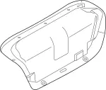 84966EJ70A - Body: Trunk Lid Trim for Infiniti Image