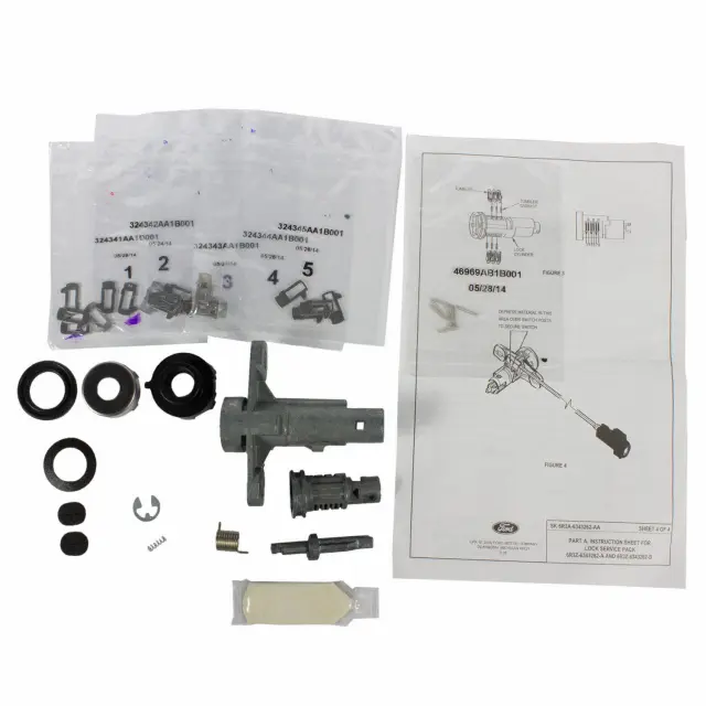 6R3Z6343262A - Body: Lock Cylinder for Ford Image
