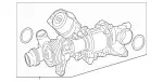 274200090080 - Cooling System: Water Pump for Mercedes-Benz: Sprinter 1500, Sprinter 2500 Image