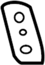 9052760R10 - Body: Shim for INFINITI: FX35, FX45, QX4 Image