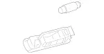 21681001409051 - Body: Coat Hook for Mercedes-Benz Image