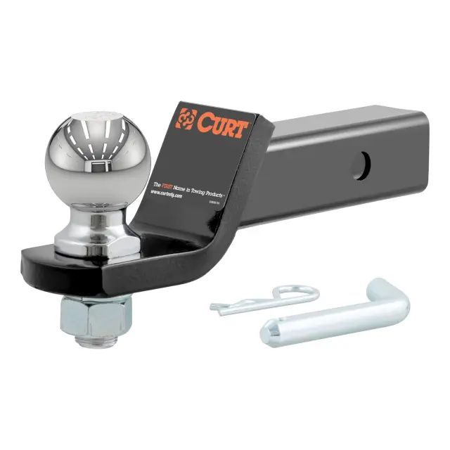 45041 - : Loaded Ball Mount with 2-5/16" Ball (2" Shank, 7,500 lbs., 2" Drop) for CURT Image