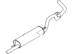 9L3Z5230B - Exhaust: Muffler for Ford Image image