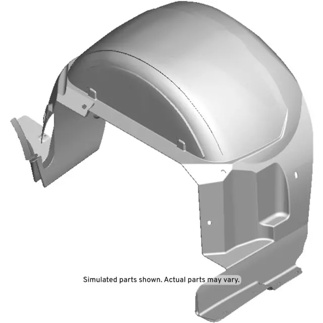 15874588 - : Passenger Side Rear Wheelhouse Liner for Chevrolet: Corvette Image