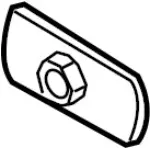 23188V7201 - : Nut-Stopper, Alternator for Infiniti Image