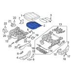 NZ6Z26632A23B - : Seat Cushion Pad for Ford Image