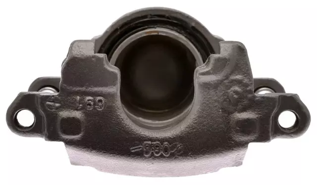 Front Driver Side Disc Brake Caliper Assembly with Semi-Metallic Pads (Loaded Non-Coated), Remanufactured - GM (19366071)