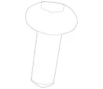 21691403599051 - Body: Headrest Escutcheon for Mercedes-Benz Image