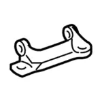 5W1Z5A099AA - Body: Bracket for Ford: Crown Victoria | Lincoln: Town Car | Mercury: Grand Marquis Image