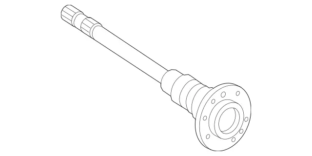 4653509300 - : Rear Axle Shaft for Mercedes-Benz Image