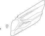 66916VC300 - Body: Door Trim Panel Clip for Infiniti Image