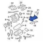 F87Z6582EA - Engine: Valve Cover for Ford: Ranger, Windstar Image