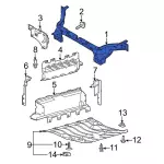 LJ9Z16138D - : Radiator Support for Ford: Mustang Mach-E Image