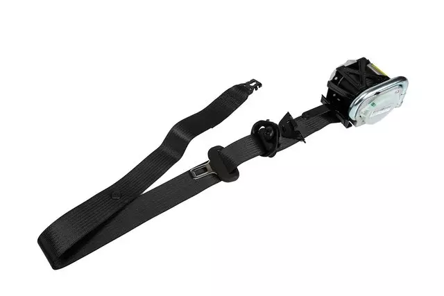 19257085 - : Black Passenger Seat Belt with Retractor and Pre-Tensioner for Buick: Regal Image