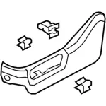 BC3Z2562186BA - Body: Side Shield for Ford: F-250 Super Duty, F-350 Super Duty, F-450 Super Duty Image