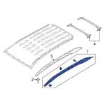 CN1Z7455140CD - : Support Assembly - Roof Rack for Ford: EcoSport Image