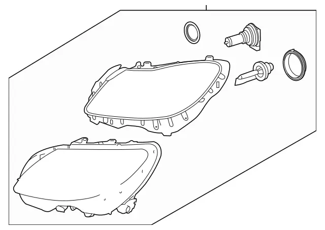 216820143964 - Electrical System: Lamp Unit for Mercedes-Benz: CL550, CL600, CL63 AMG, CL65 AMG Image