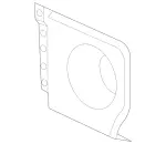 4638807306 - Electrical: Headlamp Mounting for Mercedes-Benz Image