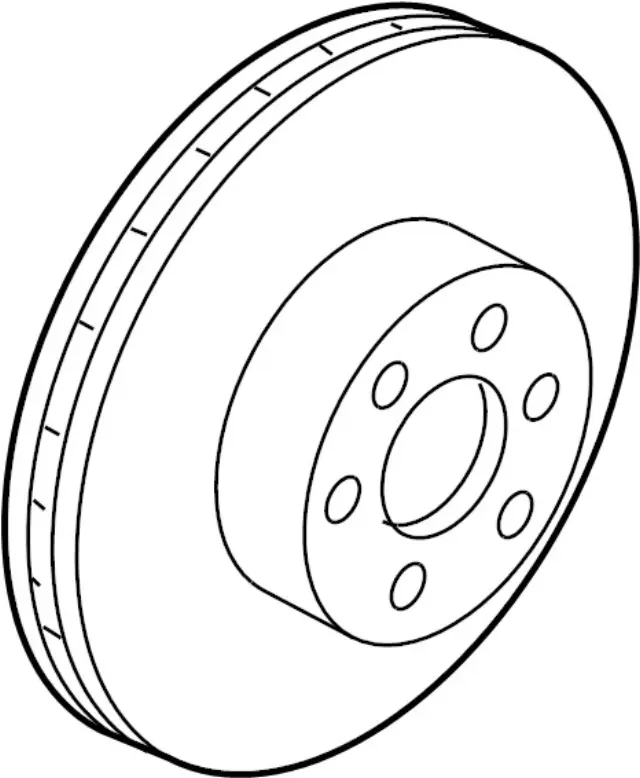 432068H305 - : Disc Brake Rotor Rear for INFINITI: G35 Image