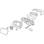 KB3Z17683F - : Mirror Assembly for Ford: Ranger Image