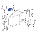 CL3Z1626605AD - Body: Handle, Outside for Ford: F-150 Image