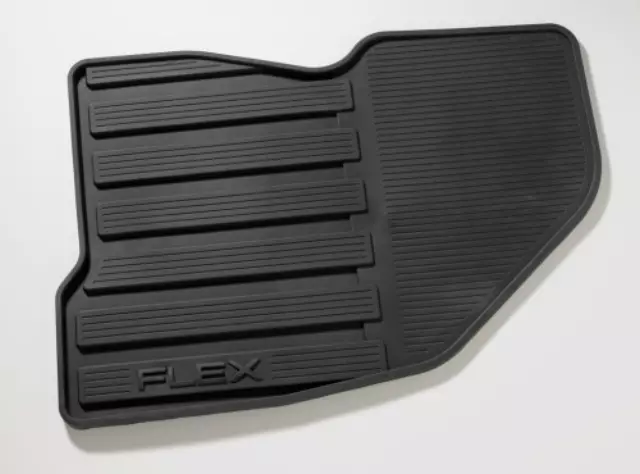 9A8Z7413300BA - Interior: All-Weather Vinyl Floor Mats, Black for Ford: Flex Image