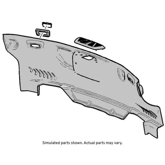 85829217 - Body: Rear Panel Trim for Chevrolet: Corvette Image