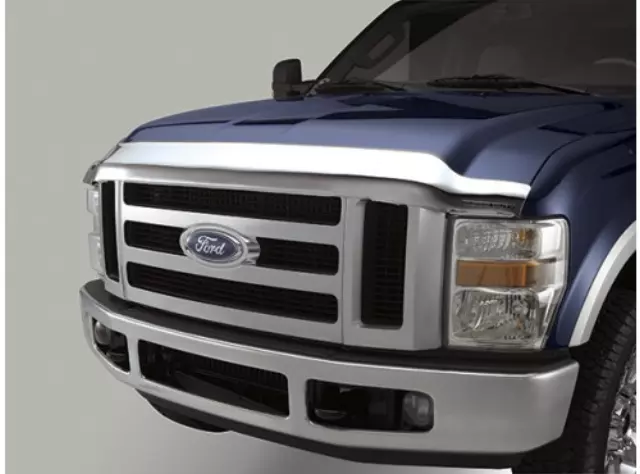 8C3Z16C900D - Body: Mini-Chrome Bug Shield for Ford: F-250 Super Duty, F-350 Super Duty, F-450 Super Duty Image