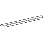 6F9Z7425596AA - Body: Belt Weather-strip for Ford: Freestyle, Taurus X Image