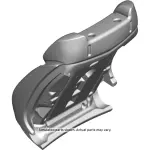23439733 - : Passenger Side Front Seat Back Pad for GM Image