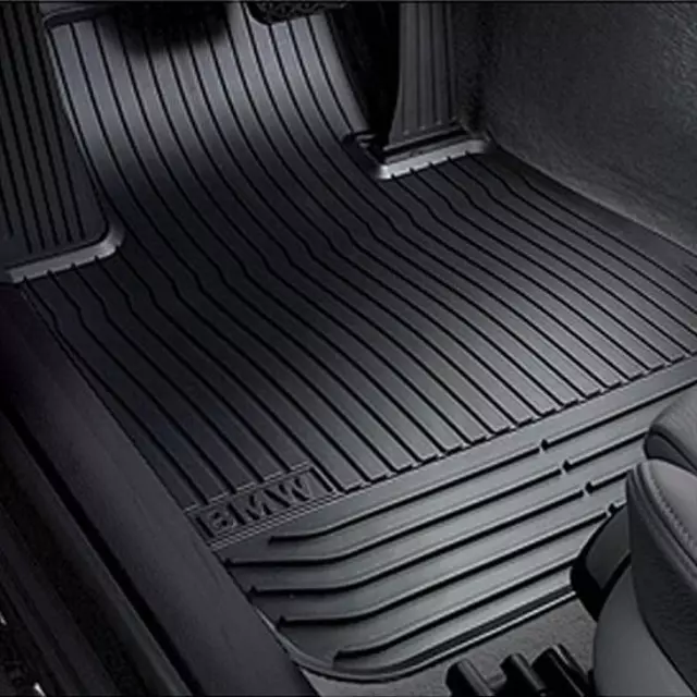 51472346806 - Interior: Rubber Floor Mats - Rear - Black for BMW Image