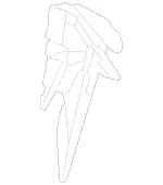 20391001618G69 - Body: Release Lever for Mercedes-Benz Image