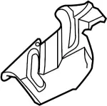 6483940U00 - Body: Splash Shield for Infiniti Image