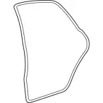 2F1Z5425325AA - Body: Weatherstrip for Ford: Taurus Image